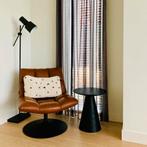 Dutchbone Bar lounge stoel / fauteuil bruin leer, Huis en Inrichting, Ophalen, Gebruikt, 50 tot 75 cm, Leer