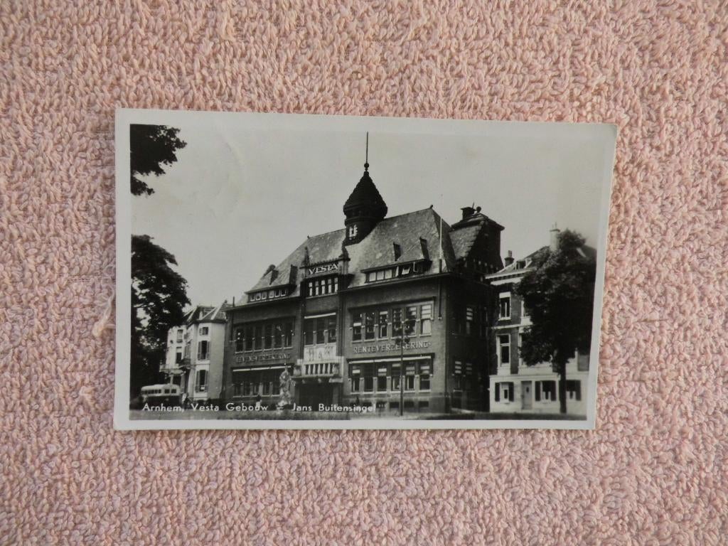 Arnhem , Vesta gebouw Jans Buitensingel, Ophalen of Verzenden, 1920 tot 1940, Gelopen, Gelderland