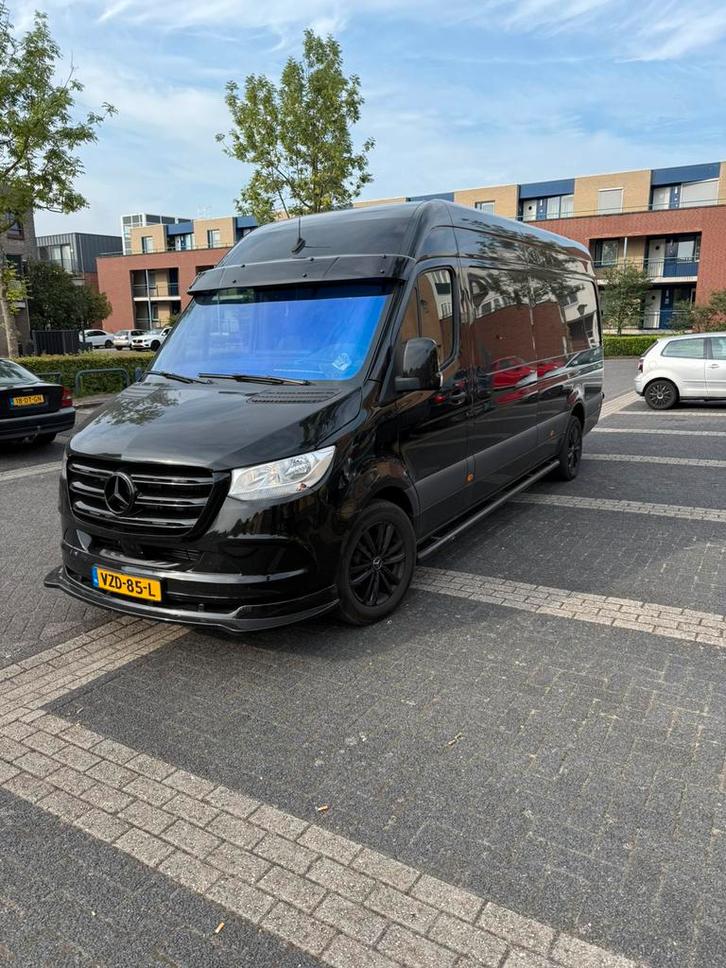 Mercedes-Benz Sprinter 319 7G-TRONIC, Auto's, Bestelauto's, Particulier, Mercedes-Benz, Diesel, Automaat, Geïmporteerd, Zwart