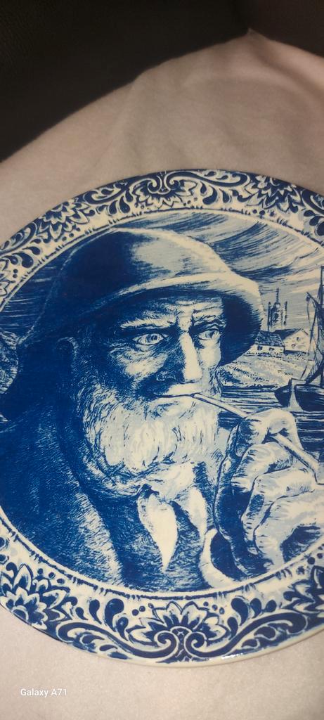 Delfts Blauw Bord - Boch Frères, Antiek en Kunst, Antiek | Wandborden en Tegels, Ophalen of Verzenden