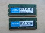 2x Crucial 8GB PC4-21300 DDR4-2666MHz non-ECC Unbuffered CL1, DDR4, 8 GB, Ophalen of Verzenden, Zo goed als nieuw