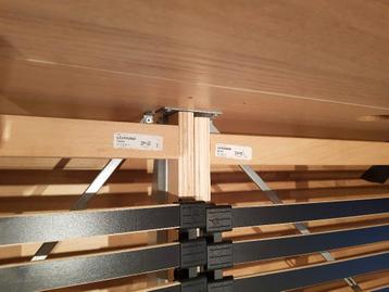 Ikea Malm bed 160cm, eikenfineer, incl lades en lattenbodems - afbeelding 7