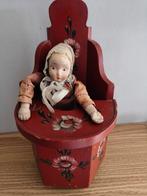 Antiek Fries popje (Hindeloopen) + Hindelooper Stoeltje, Antiek en Kunst, Ophalen of Verzenden