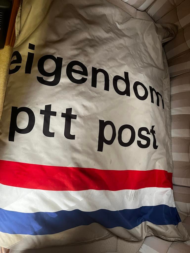 Unieke PTT Post zitzak - Retro design voor comfort, Ophalen, Gebruikt, Wit, Zitzak