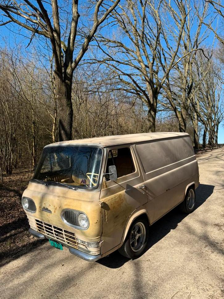 1967 Ford Econoline Shorty Van V8 Automaat, Auto's, Oldtimers, Bedrijf, Ford USA, Benzine, Overige carrosserieën, Automaat, Overige kleuren