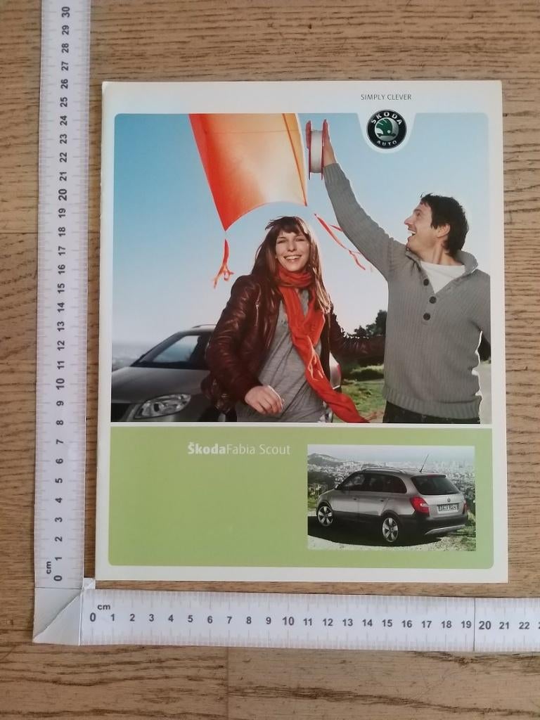 Skoda Fabia Scout brochure 2009 (DE), Ophalen of Verzenden, Gelezen, Overige merken
