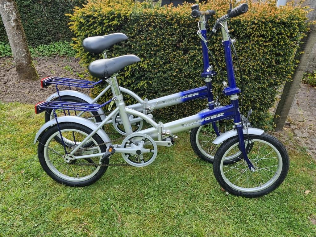 2x vouwfietsen - Ideaal voor camping/boot/trein, Fietsen en Brommers, Overige merken, Velgrem, Versnellingen, Ophalen of Verzenden