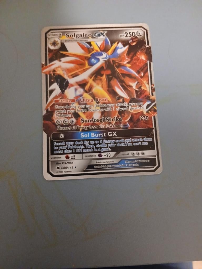 Pokémon kaart Solgaleo GX 089/149, Ophalen of Verzenden