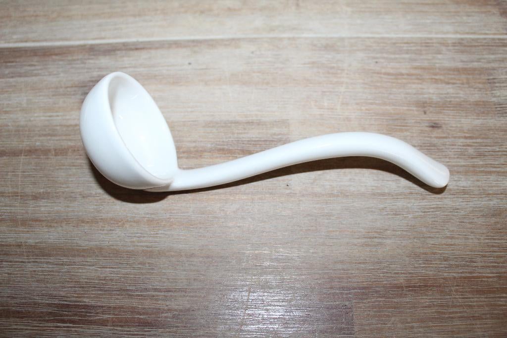 antieke juslepel sauslepel van aardewerk, Ophalen of Verzenden