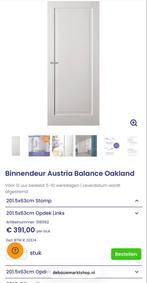 2 x Austria Oakland binnendeur 68x201,5 cm links, Ophalen, Minder dan 80 cm, Binnendeur, Nieuw