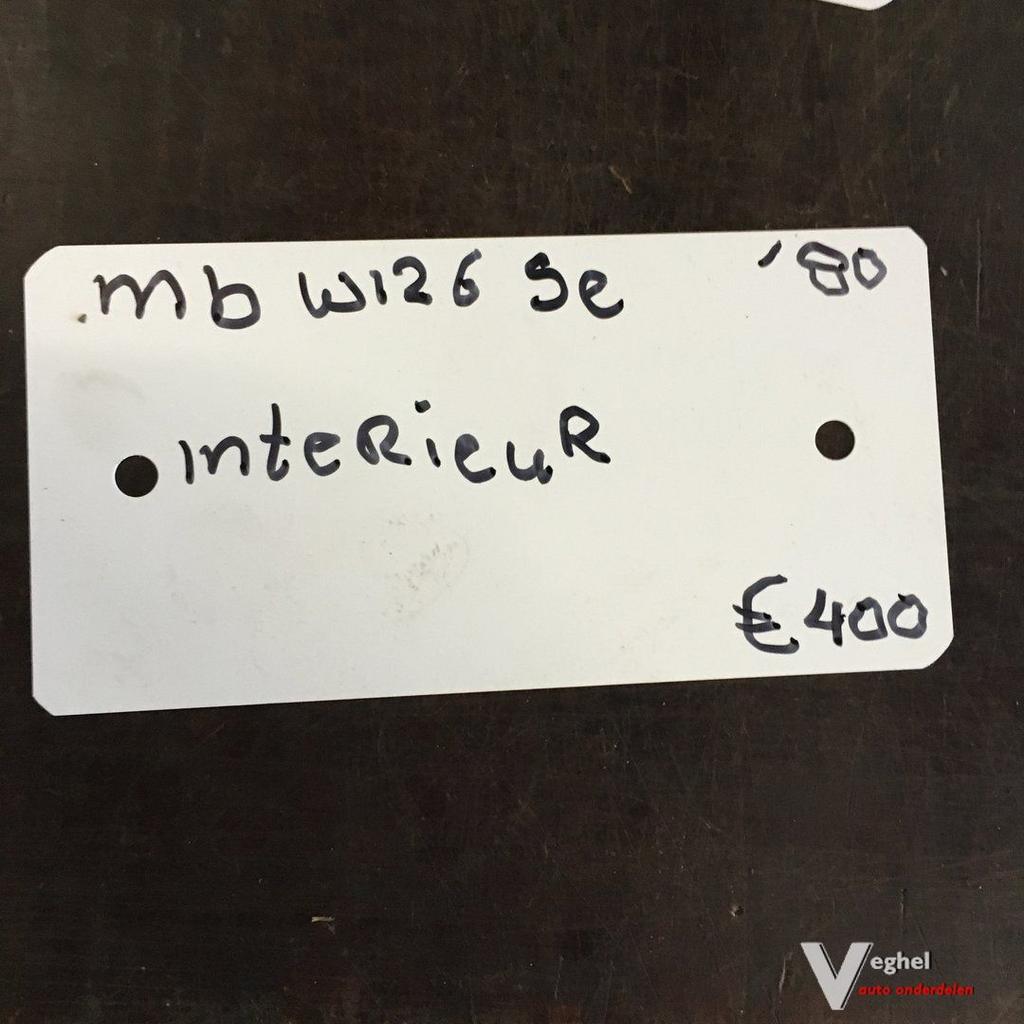 Mercedes W126 1980 Interieur, Ophalen, Gebruikt, -, -