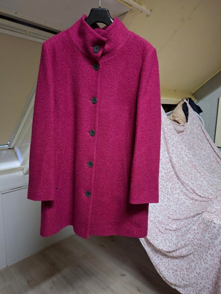 Cyclaamroze jas (40), Kleding | Dames, Jassen | Winter, Ophalen of Verzenden, Zo goed als nieuw, Maat 38/40 (M)