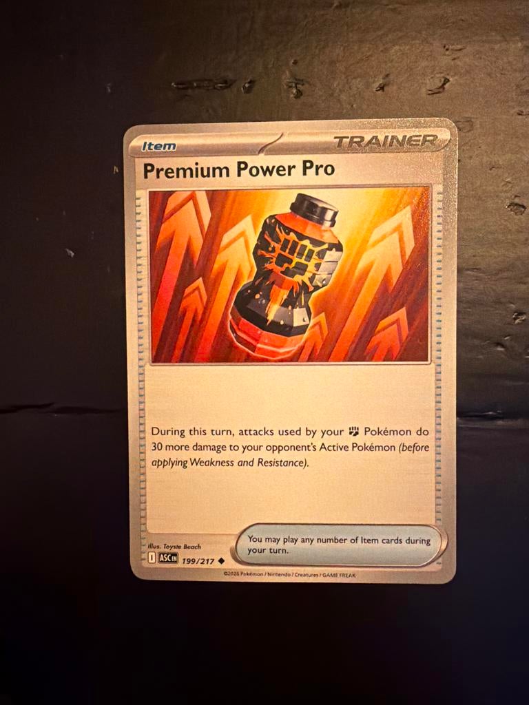 Premium Power Pro #199 - Trainer Kaart, Ophalen of Verzenden, Zo goed als nieuw, Losse kaart