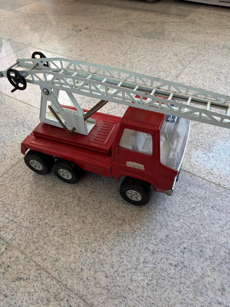 Vintage blikken/tin rico sanson wagen, Ophalen of Verzenden