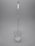 Vintage glazen punch/bowllepel, Ophalen of Verzenden