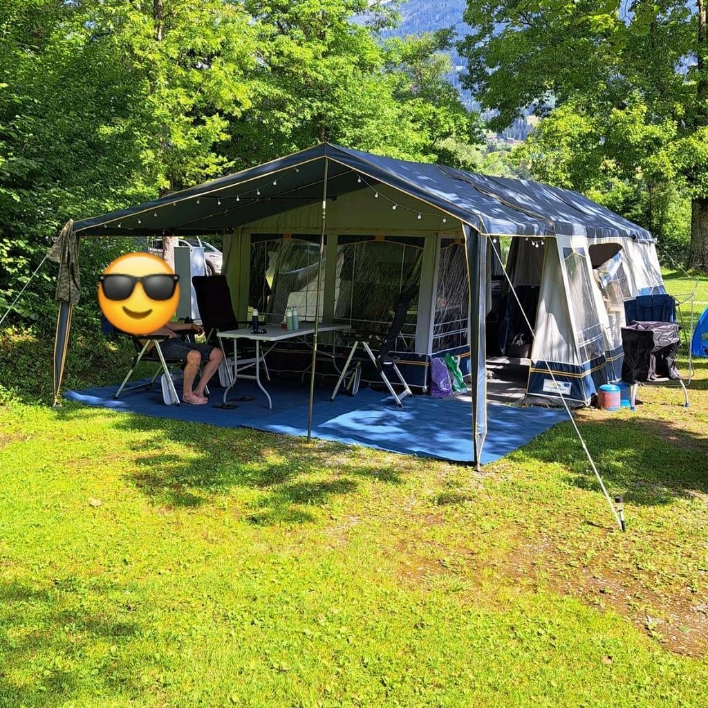 Gerjak tago oase vouwwagen, Caravans en Kamperen, Ophalen, Meer dan 6, Aanwezig