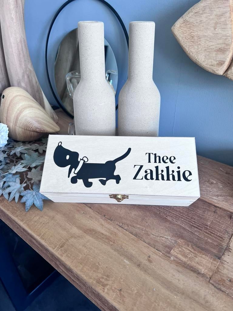 Leuke theedoos 3 vaks, Ophalen of Verzenden, Nieuw