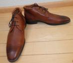 Humberto enkel veter boots maat 44 cognac bruin echt leer, Bruin, Verzenden, Boots, Zo goed als nieuw