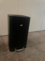 Wesco prullenbak zwart, Ophalen, Gebruikt, Metaal, Minder dan 50 cm