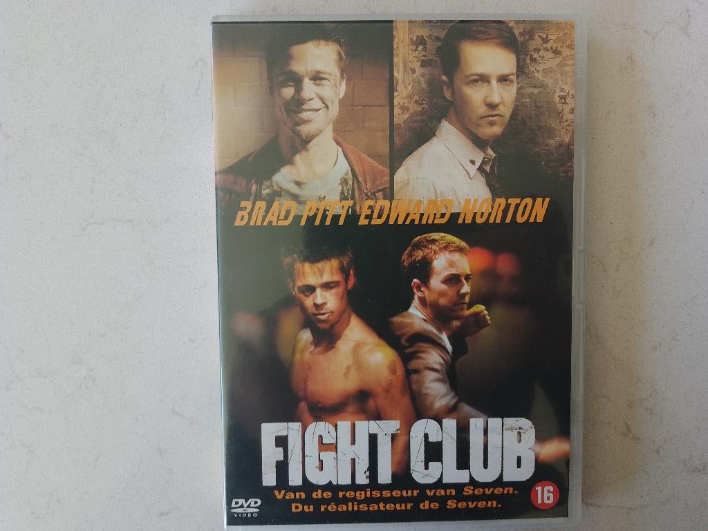 Fight club - David Fincher, Vanaf 16 jaar, Ophalen of Verzenden, Zo goed als nieuw, Overige genres