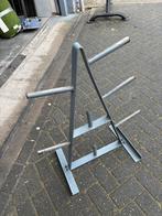 Opberg rek halter schijven 28-30 mm, Ophalen, Halterschijven, Gebruikt, 30 mm