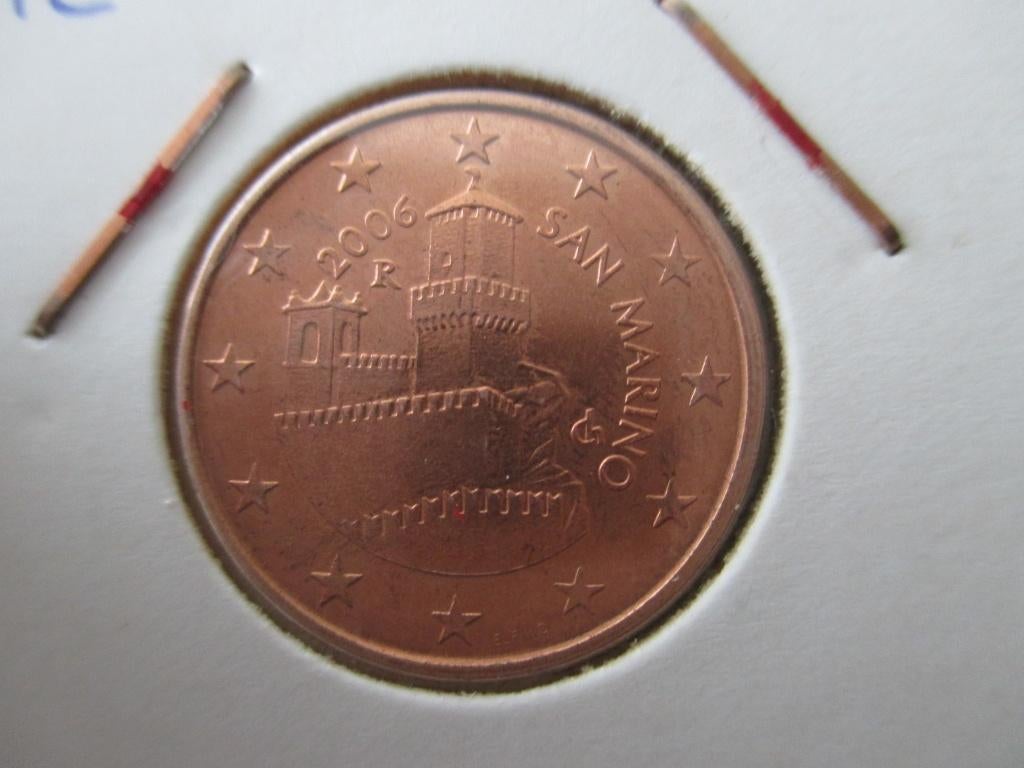 San Marino 5 cent 2006 unc, Postzegels en Munten, Munten | Europa | Euromunten, Ophalen of Verzenden, San Marino, 5 cent, Losse munt