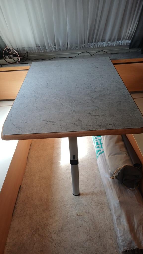 Caravantafel met klap poot. Afmeting 110x75, Caravans en Kamperen, Ophalen, Gebruikt