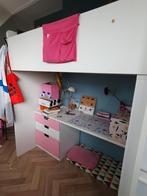 Stuva / Smastad hoogslaper met roze deuren, Ophalen, Zo goed als nieuw, Hoogslaper