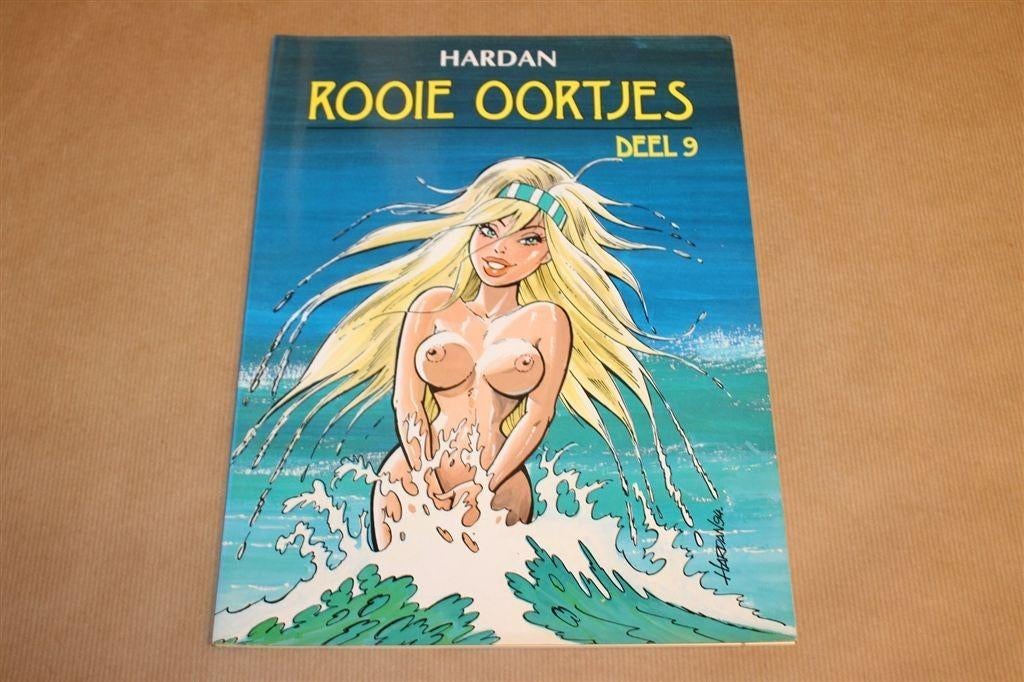 Rooie Oortjes Deel 9 — Erotische Strip Hardan, Boeken, Eén stripboek, Ophalen of Verzenden, Gelezen