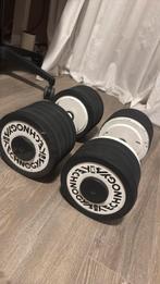 2 x 42kg technogym dumbbells, Ophalen, Zo goed als nieuw, Dumbbell