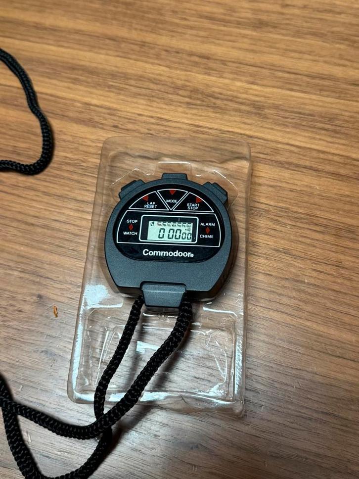 Oude stopwatch Commodoor, Verzamelen, Elektronische Apparatuur, Computers en Rekenmachines, Ophalen of Verzenden