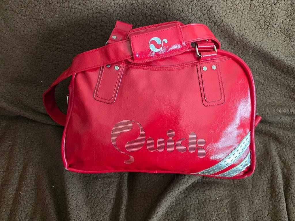 Weekendtas Rood Quick met laptopvak, Ophalen, 40 tot 60 cm, 30 cm of meer, Gebruikt