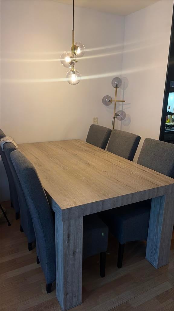 Prachtige eettafel 6 personen 180cm ZGAN, Huis en Inrichting, Complete eetkamers, Ophalen, Zo goed als nieuw, 4 tot 6 stoelen