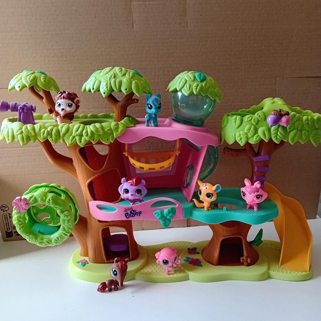 LPS Petshop boomhuis met poppetjes, Kinderen en Baby's, Speelgoed | Overig, Ophalen of Verzenden, Jongen of Meisje