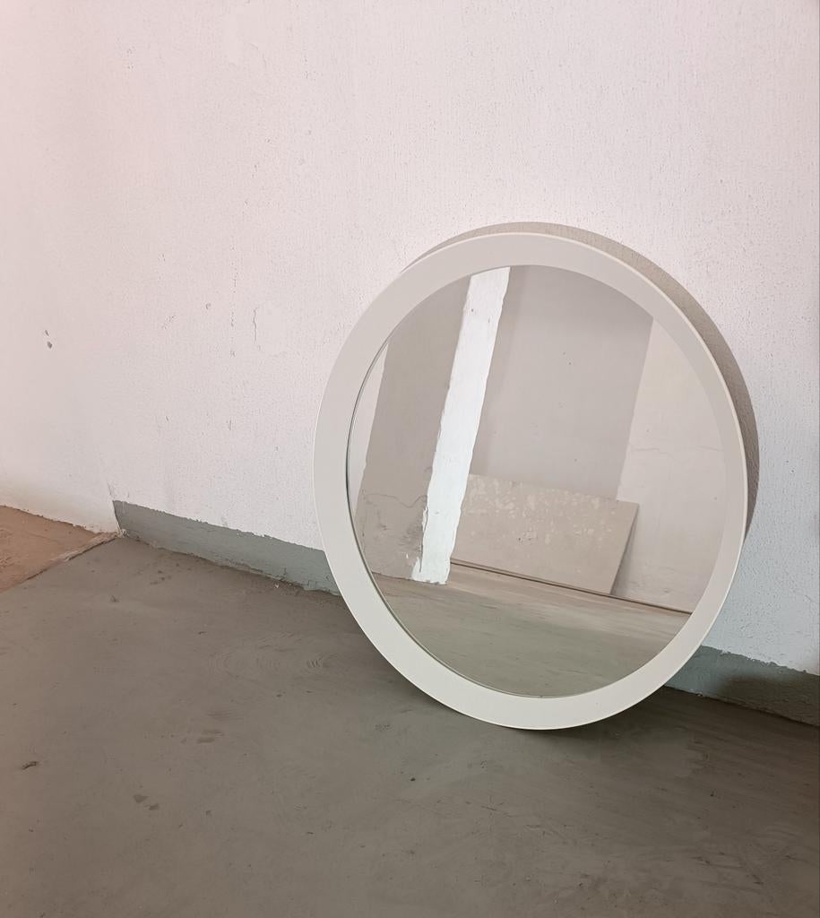 Langesund IKEA spiegel, rond, Huis en Inrichting, Woonaccessoires | Spiegels, Ophalen, Tweedehands, Tweedehands, Rond