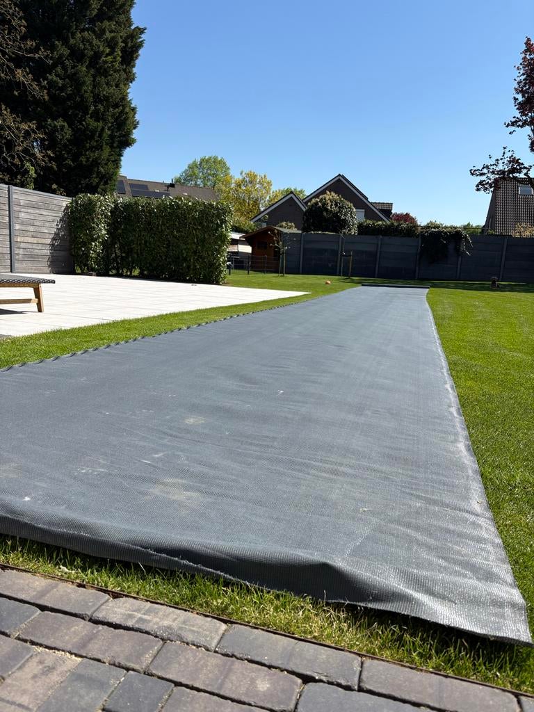 Winddoek zwart/antraciet 2m x 17,5m, Ophalen, Nieuw, Overige typen