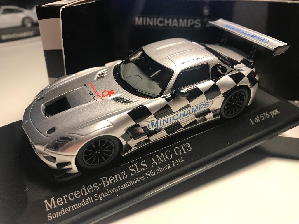 Minichamps 1:43 Mercedes-Benz SLS 'Nürnberg', Ophalen of Verzenden, Nieuw, Auto, MiniChamps