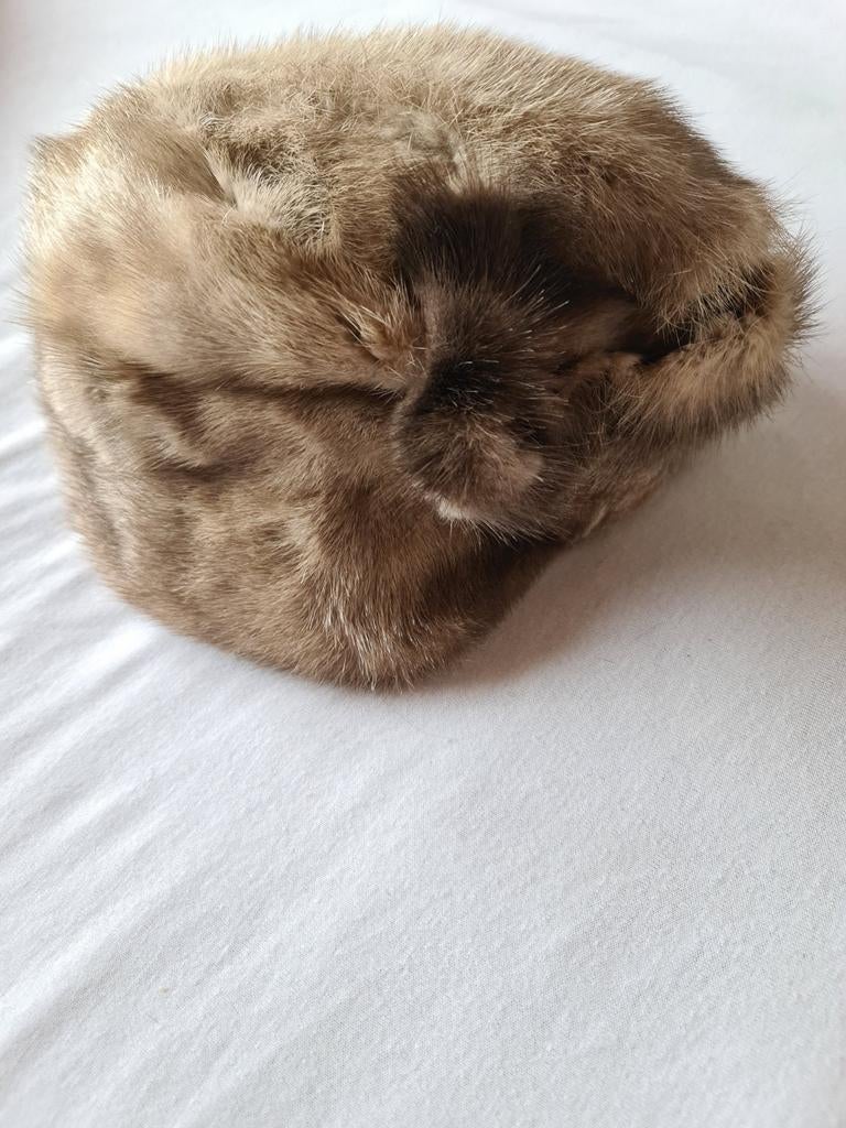 Nerts bontmuts, Kleding | Dames, Hoeden en Petten, Ophalen of Verzenden, Gedragen, One size fits all