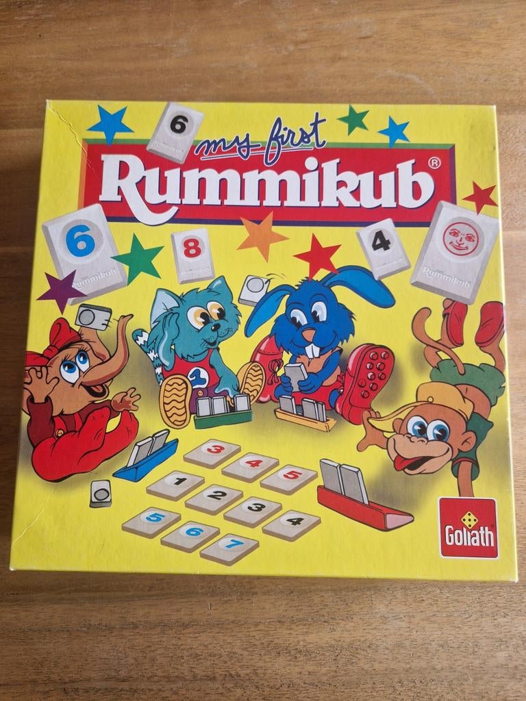 My First Rummikub - Educatief Cijferspel voor Kinderen, Drie of vier spelers, Ophalen of Verzenden, Zo goed als nieuw, Goliath