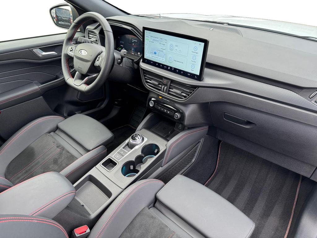 Ford Kuga 2.5 PHEV ST-Line X Panorama dak | Head-up display, Auto's, Ford, 12 maanden, 14 kWh, Gebruikt, Leder en Stof