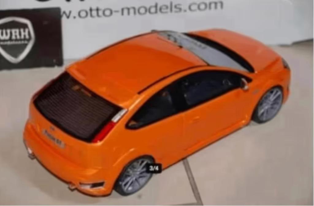 1:18 FORD FOCUS ST MK2 orange CUSTOM OT961 Otto mobile WRH, Hobby en Vrije tijd, Modelauto's | 1:18, Verzenden, Zo goed als nieuw