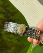 Silver Bracelet with Opal Cabochon, Ophalen of Verzenden, Nieuw, Zilver