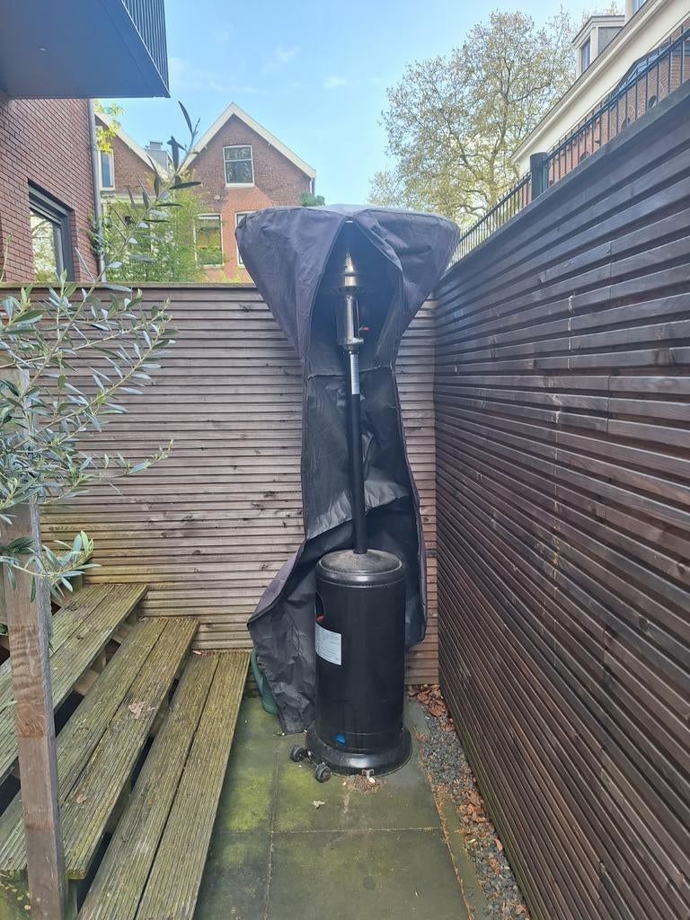 Eurom Terrasheater met gasfles, verrijdbaar, Ophalen, Gebruikt, Eurom, Eurom@eurom.nl