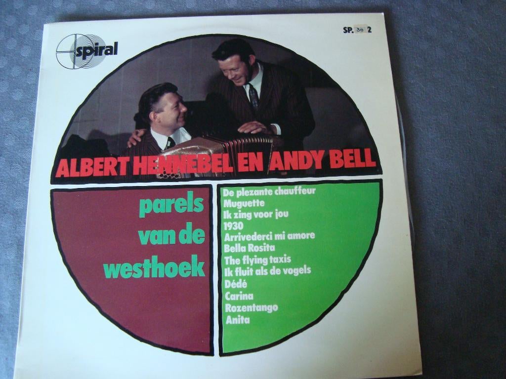 Albert hennebel en andy bell, Ophalen of Verzenden, Zo goed als nieuw, 12 inch, Levenslied of Smartlap