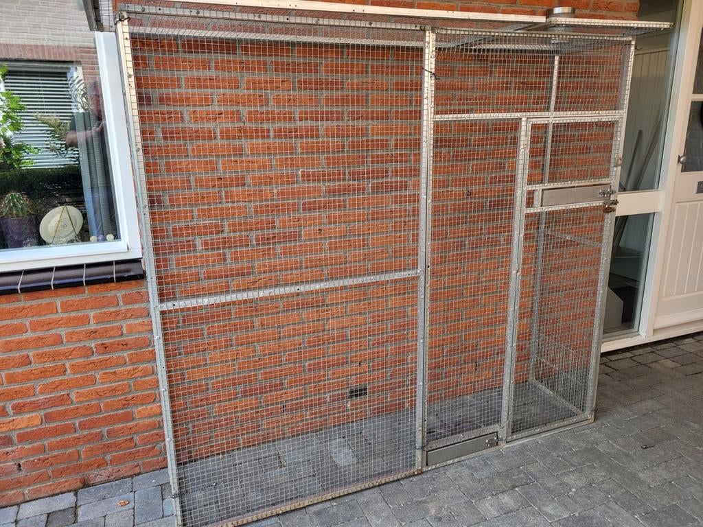 Aluminium voliére, Dieren en Toebehoren, Ophalen, Nieuw, Aluminium, Broedkooi of Kweekkooi