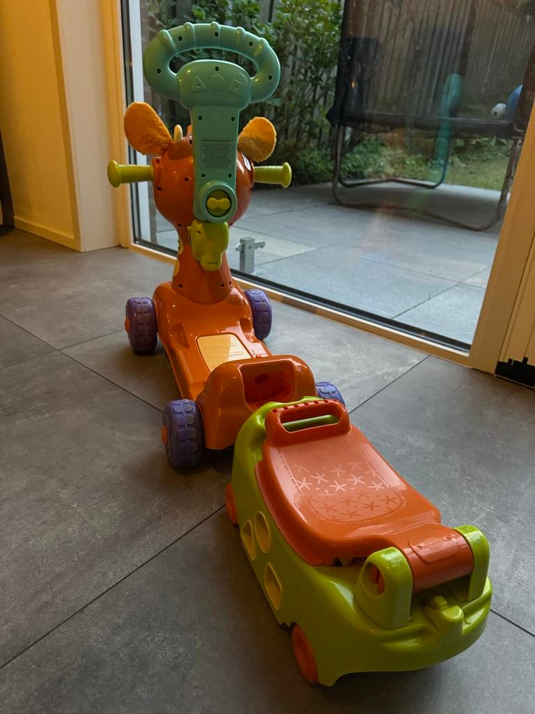 VTech Hoefje Hert 4-in-1 Loopwagen, Ophalen of Verzenden, Gebruikt, 6 maanden tot 2 jaar