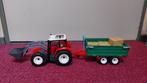 Playmobil tractor trekker met kar en hooibalen, Ophalen of Verzenden, Zo goed als nieuw, Complete set