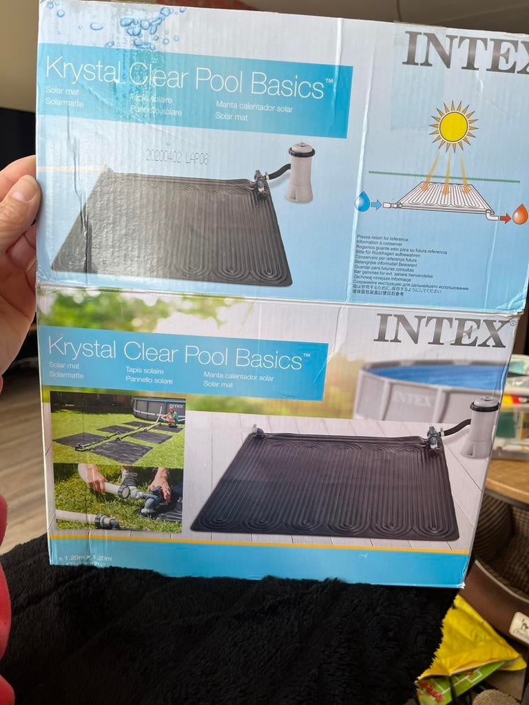 Solar mat zwembad compleet Intex, Ophalen of Verzenden, Nieuw