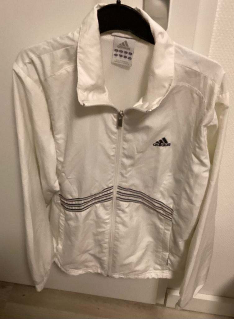 Adidas origineel mooi jasje maat S ..36, Kleding | Dames, Ophalen of Verzenden, Zo goed als nieuw, Maat 36 (S), Wit