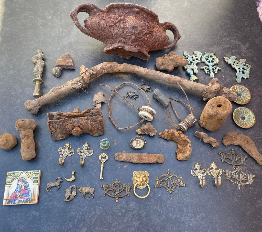 Bodemvondst Grote collectie-7 kg-Samen:35 euro, Ophalen of Verzenden